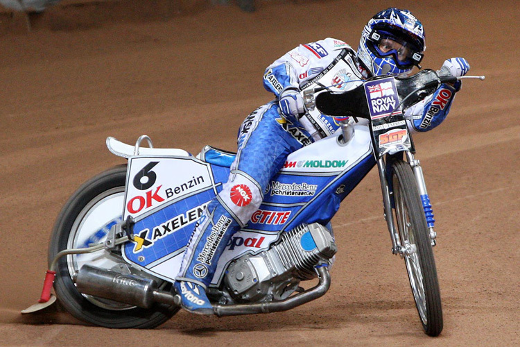 Nicki Pedersen liegt in der WM nur auf Rang 8