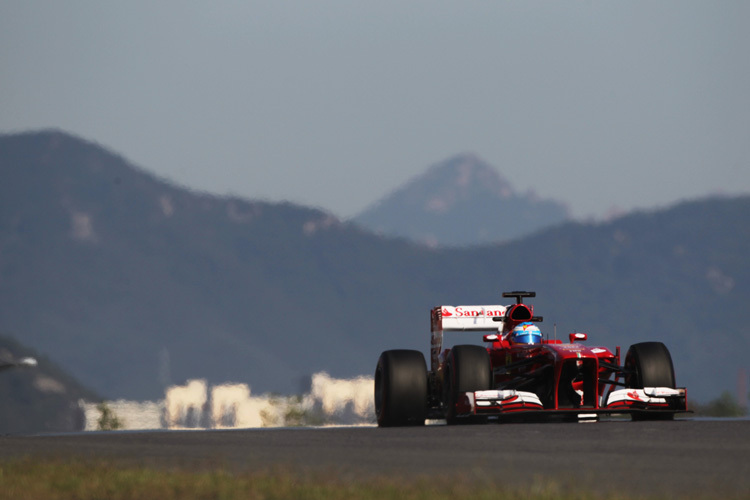 Fernando Alonso auf dem Korean International Circuit