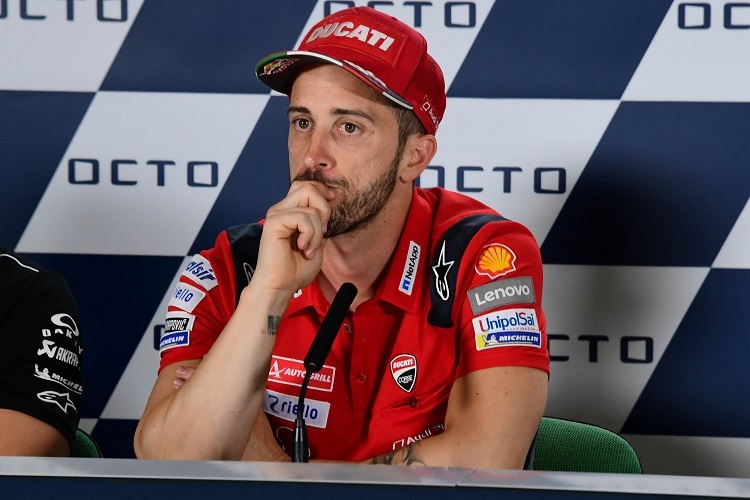 Ein nachdenklicher Andrea Dovizioso in Misano