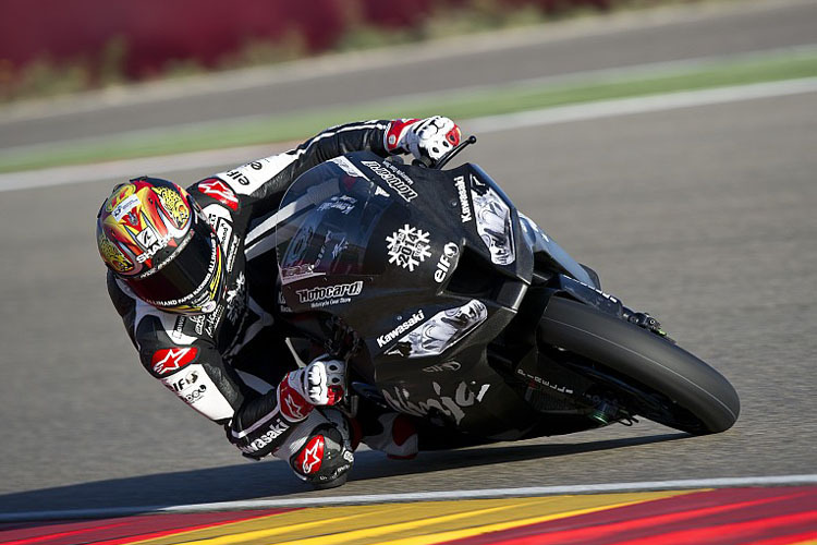 Loris Baz beim Aragón-Test auf einer flotten Runde