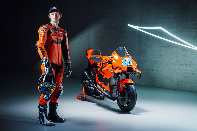 Remy Gardner mit der 2022-KTM RC16