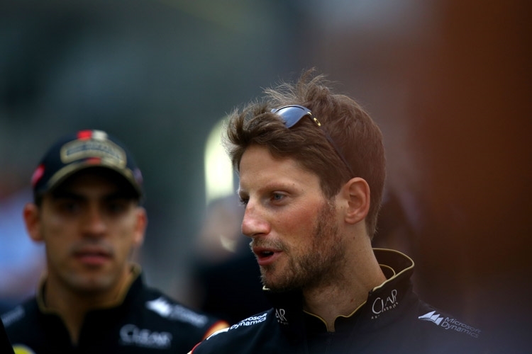 Leicht genervt: Romain Grosjean