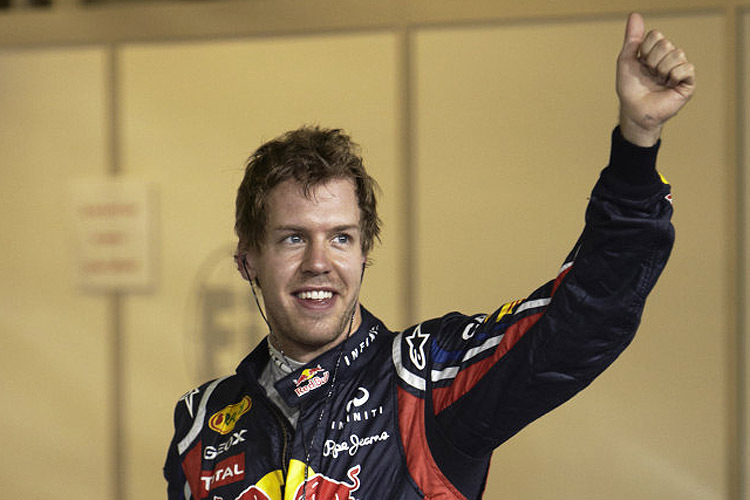 Sebastian Vettel war wieder auf den Punkt hin konzentriert