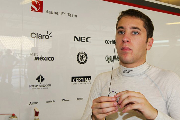 Robin Frijns beim Test mit Sauber in Abu Dhabi