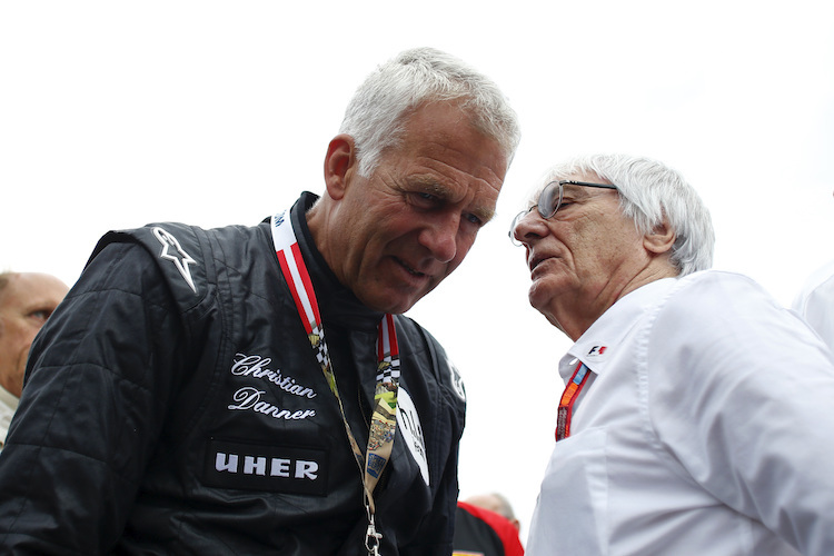 Christian Danner mit Bernie Ecclestone