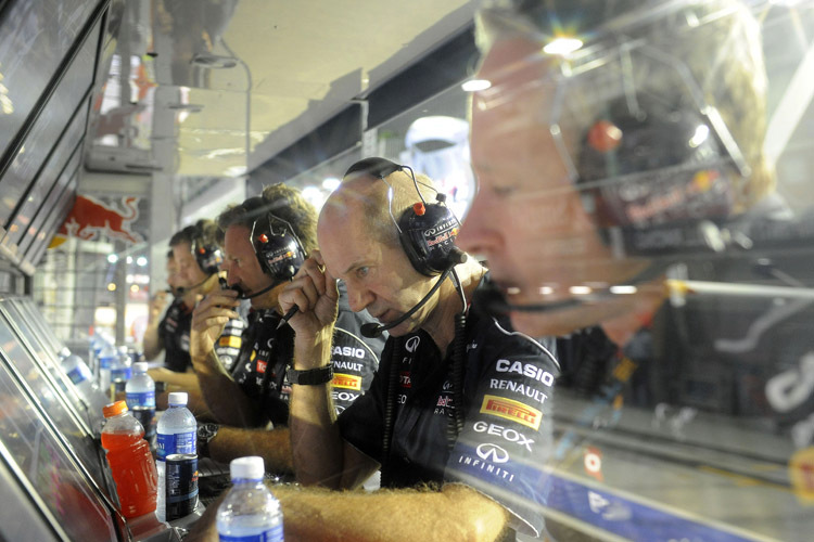 Nach neun Jahren an der Boxenmauer von Red Bull Racing wird sich Adrian Newey nicht mehr bei jedem Formel-1-GP blicken lassen