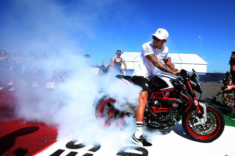 Lewis Hamilton ist ein grosser Motorrad-Fan  