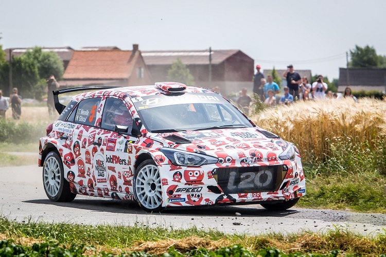 WM-Leader Thierry Neuville bei seinem Sieg in Ypern