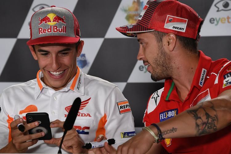 Marc Márquez und Andrea Dovizioso