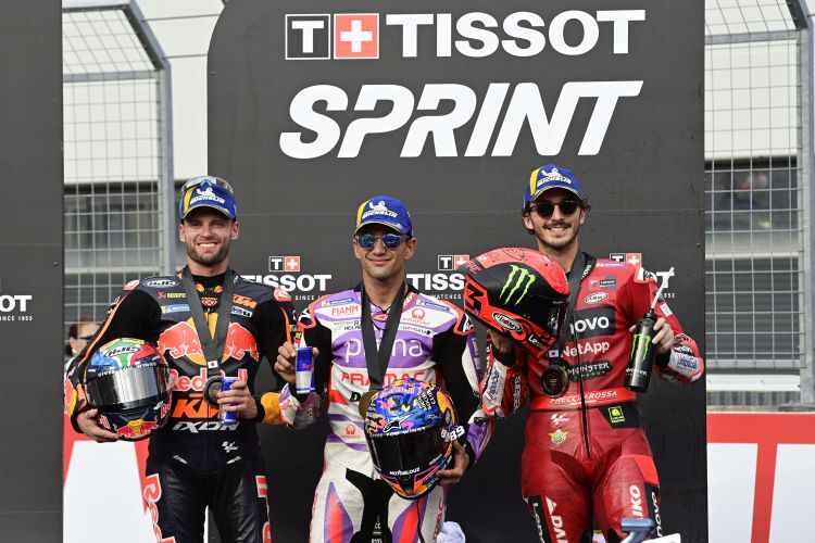 Sprint - Brad Binder, Jorge Martin & Francesco Bagnaia