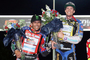 Die Weltmeister Greg Hancock (li.) und Jason Doyle