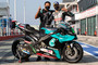 Siegerpose in Misano 2020: Razlan Razali und Franco Morbidelli