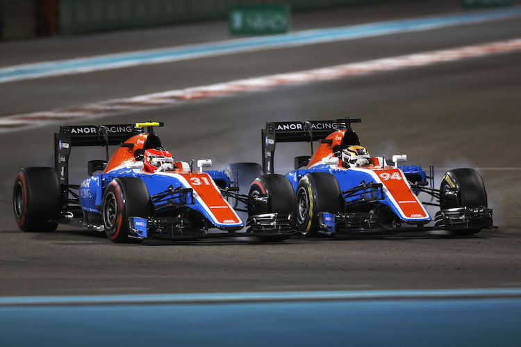 Esteban Ocon und Pascal Wehrlein beim Finale 2016