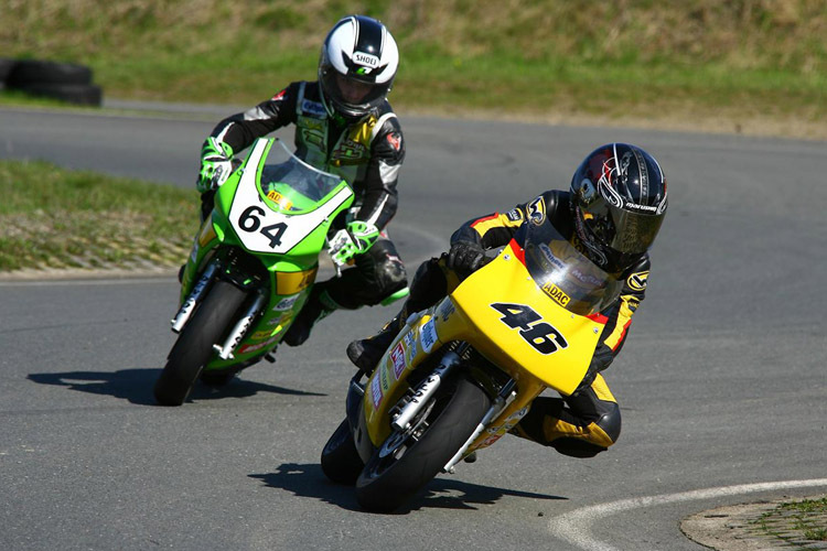 Jonas Geitner (#46) und Kevin Rofner (64)