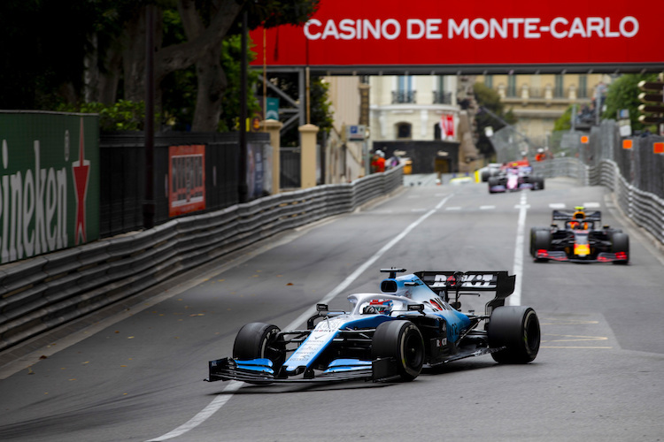 George Russell 2019 in Monte Carlo