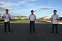2021 ein Team: Somkiat Chantra, Hiroshi Aoyama und Ai Ogura