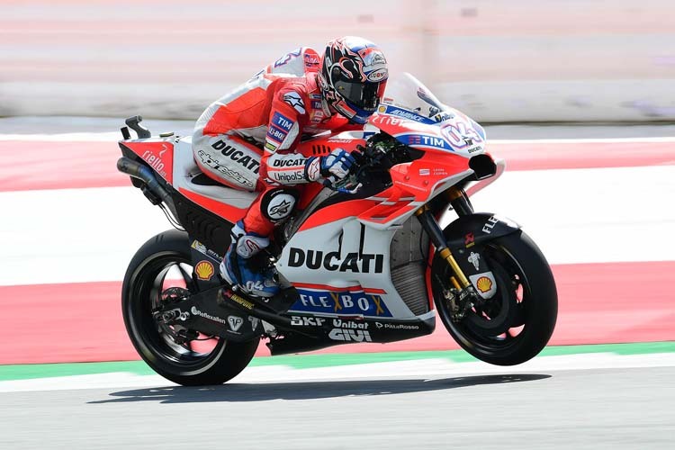 Andrea Dovizioso auf der Ducati Desmosedici