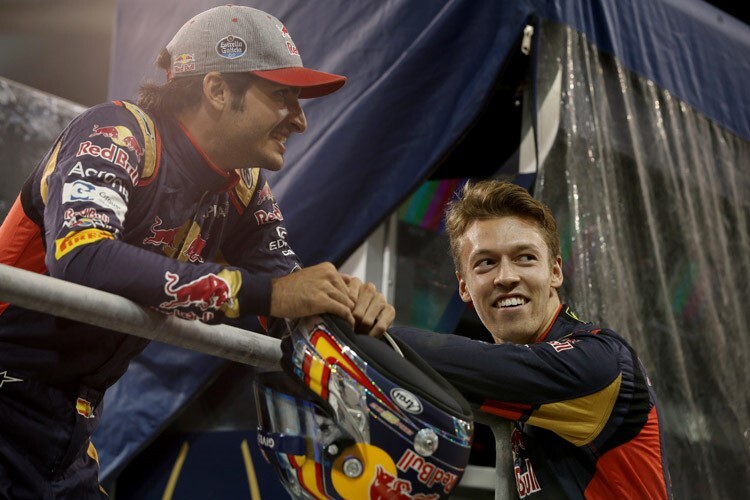 Carlos Sainz und Daniil Kvyat