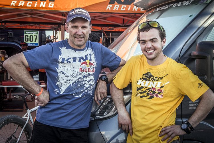 Heinz Kinigadner und Matthias Walkner - Rallye Dakar 2015