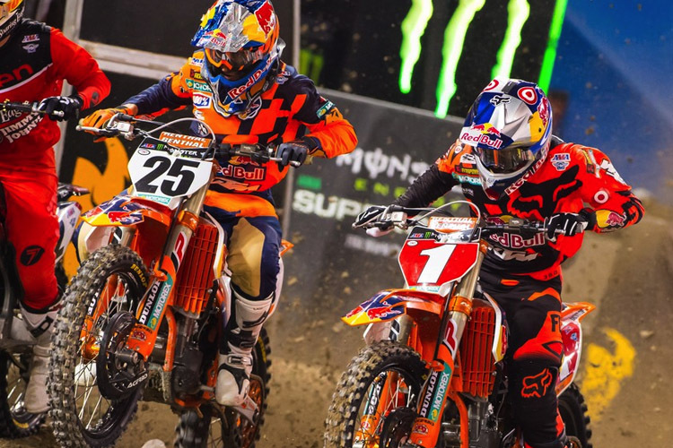 KTM tritt zum SMX-Riders-Cup mit Marvin Musquin (links) und Ryan Dungey an