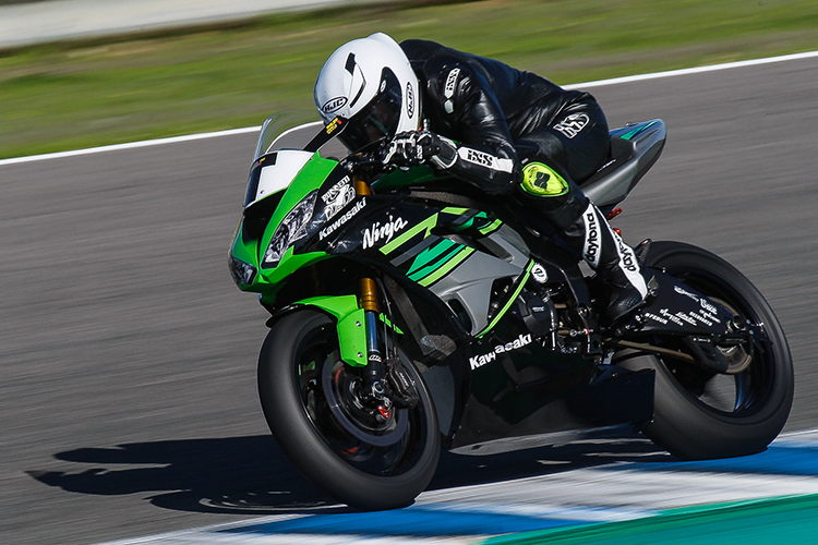 Philipp Öttl auf der Puccetti-Kawasaki