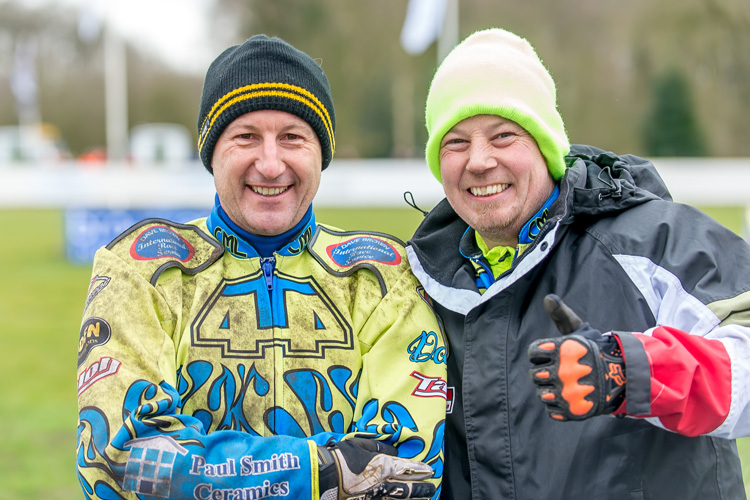 Mitch Godden (rechts) und sein Beifahrer Paul Smith