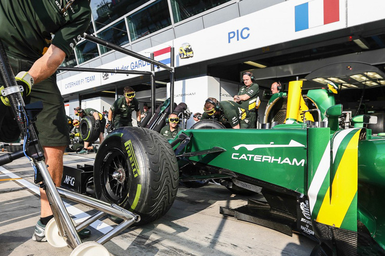 So mache Caterham in Monza auf den eigenen Sportwagen aufmerksam