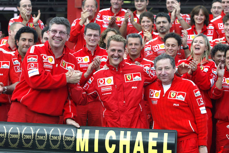 In Belgien war Schumacher erneut Weltmeister