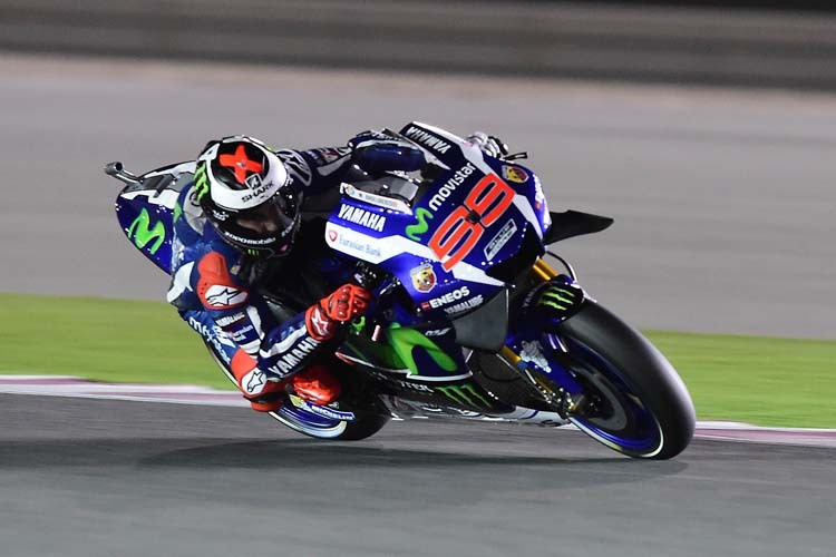 Weltmeister Jorge Lorenzo holte die erste Pole-Position der neuen Michelin-Ära