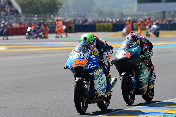 Philipp Öttl war nach dem Moto3-Rennen in Le Mans sehr verärgert