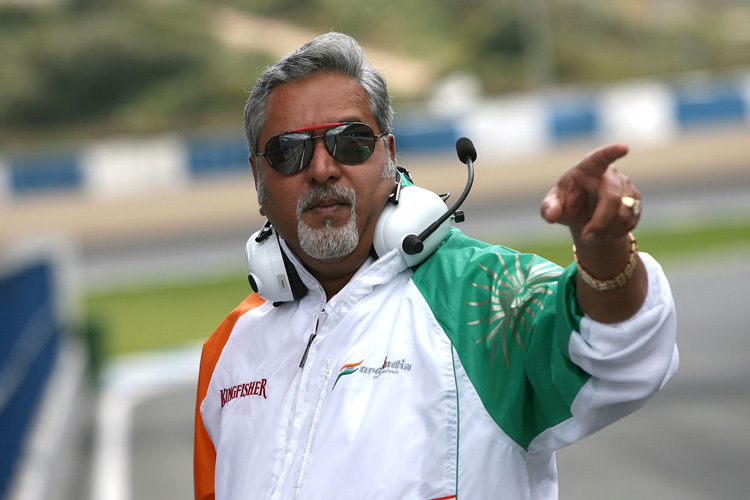 Force-India-Teamchef Vijay Mallya