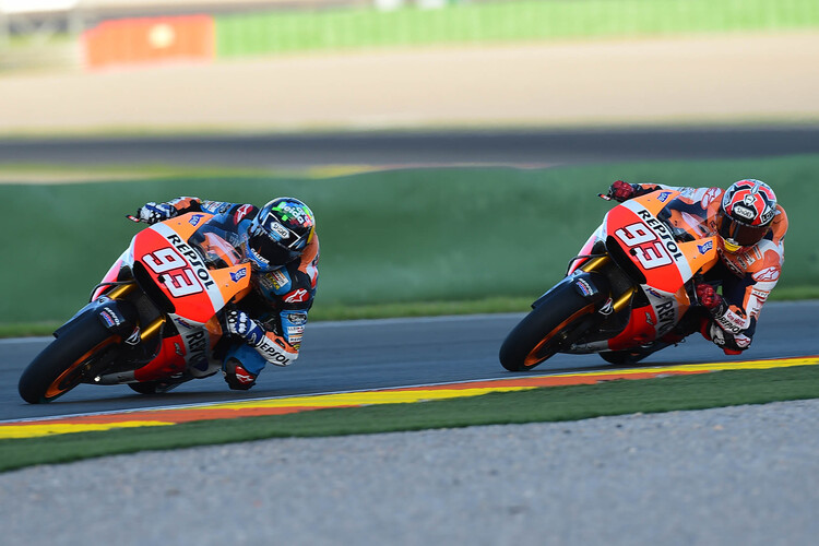 Alex und Marc Márquez auf den Repsol-Honda