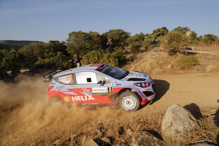 Dani Sordo beim Italien-Shakedown