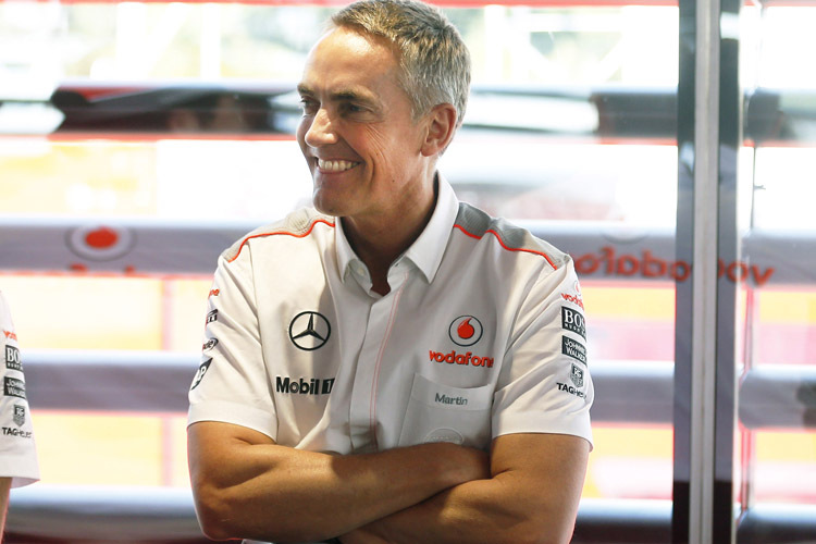 McLaren-Teamchef Martin Whitmarsh: «Das ist keine bequeme oder sichere Position»