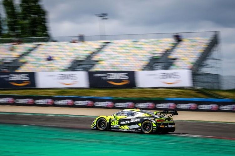 Der Audi R8 LMS GT3 evo II von Valentino Rossi in Magny-Cours