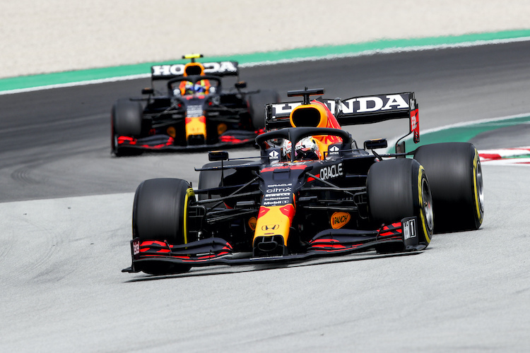 Max Verstappen und Sergio Pérez