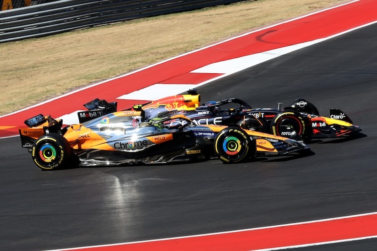 Lando Norris gegen Max Verstappen