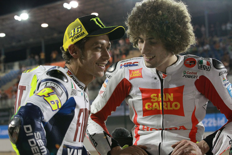 Rossi, Simoncelli: Aufwärtstrend für den Rookie