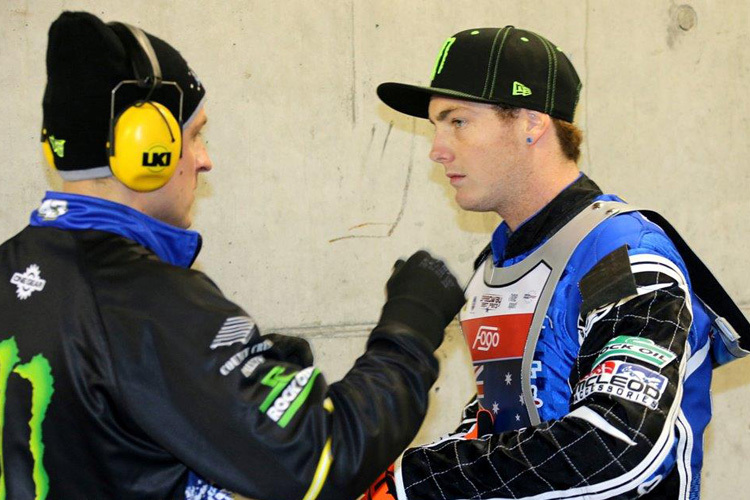 Die Buchmacher sehen Darcy Ward (re.) in der WM vorne