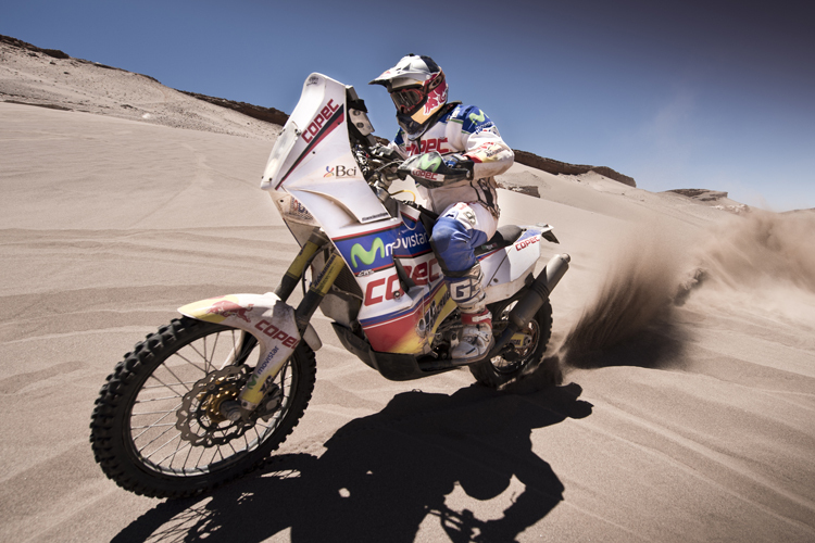 Erster Leader der Rallye Dakar: Chaleco Lopez