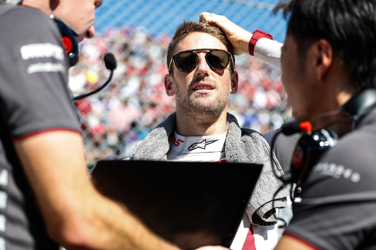 Romain Grosjean geniesst es, in der B-Klasse der Formel 1 unterwegs zu sein