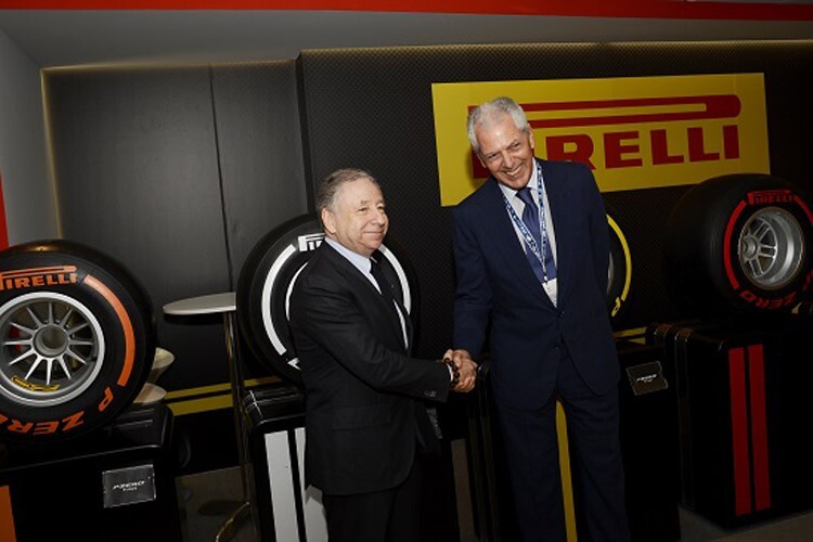 Pirelli-Chef Marco Tronchetti Provera (rechts) mit FIA-Präsident Jean Todt