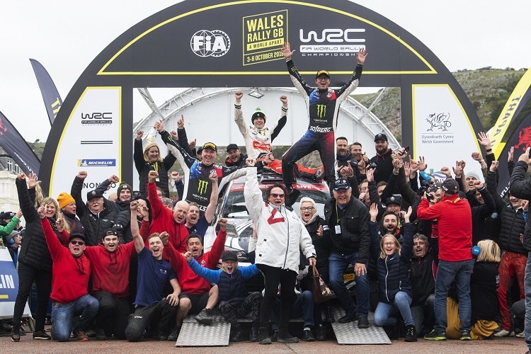 Petter Solberg mit Sieg letzten Mal im Rallye-Ziel