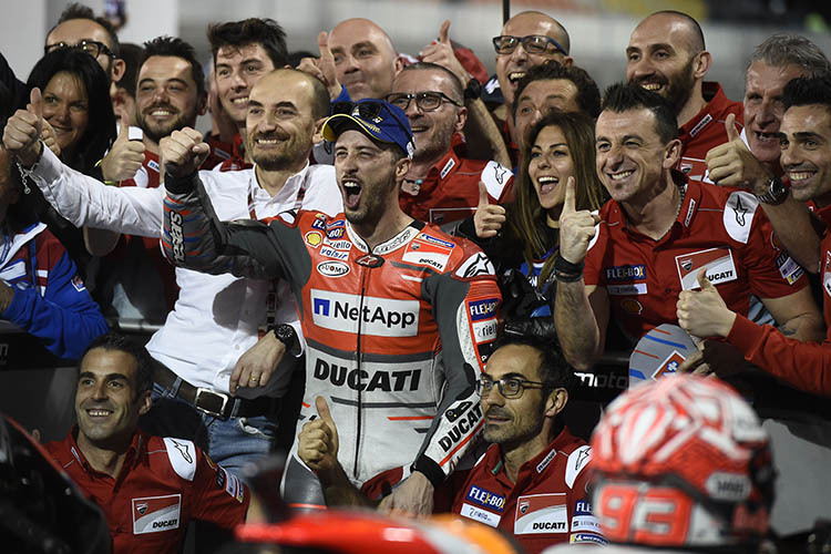 Andrea Dovizioso sorgte in Katar für Jubel bei Ducati