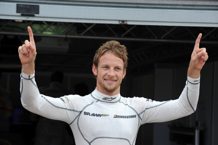 Startet von ganz vorn: Jenson Button.