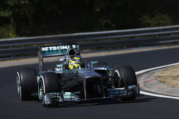 Da nützt der ganze Einsatz von Nico Rosberg nichts: Mercedes ist zu langsam