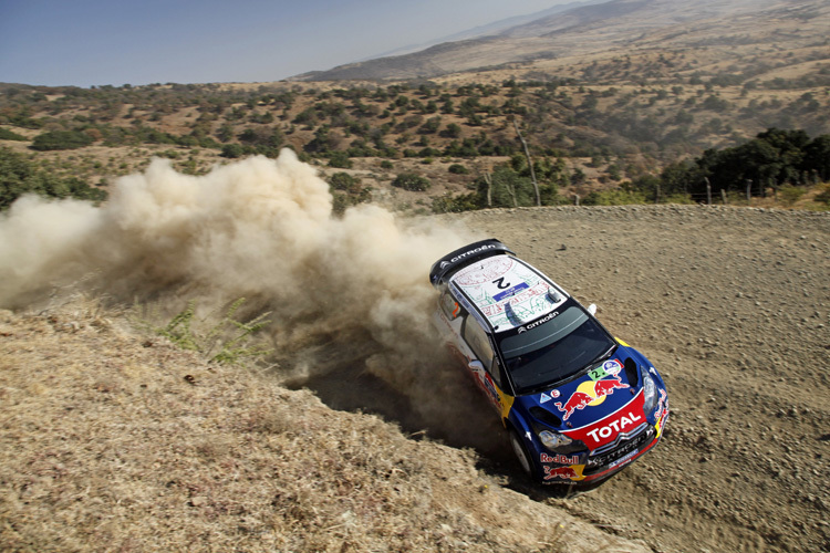 Ogier auf dem Weg zurm Tagessieg in Mexiko