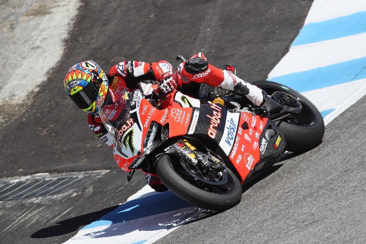 Chaz Davies kennt die schnellste Linie durch die Corkscrew