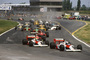 Alain Prost und Ayrton Senna beim Grossen Preis von Kanada 1988