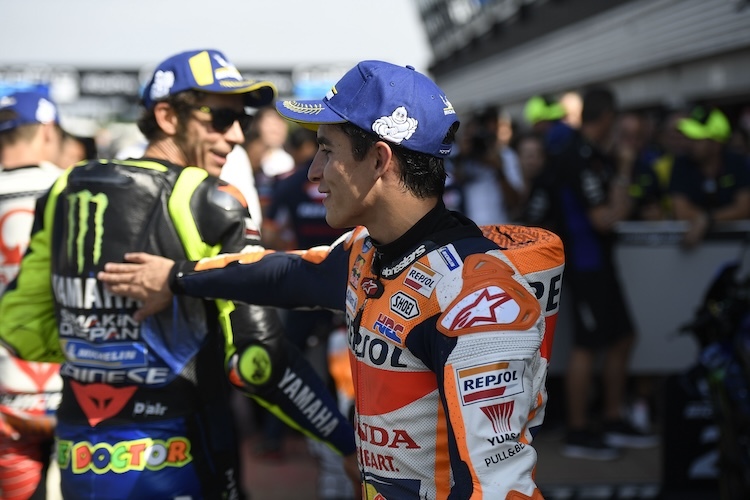 Marc Marquez ist bei 88 GP-Siegen angekommen, Rossi hält mit 115 Siegen Platz 2